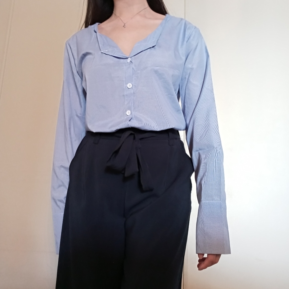 DONATED! Handmade Blue Shirt - Picture 2 of 7